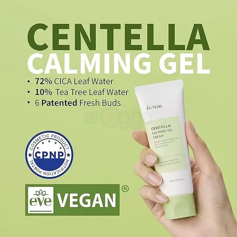 Iunik Centella Calming Gel Cream 60ml - Image 3