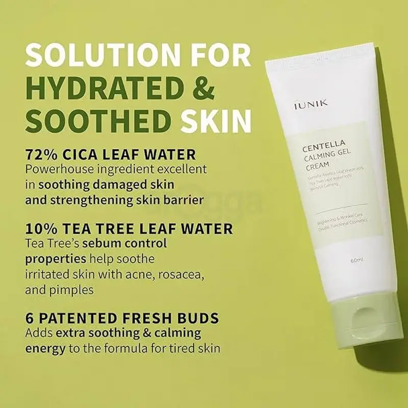 Iunik Centella Calming Gel Cream 60ml - Image 4