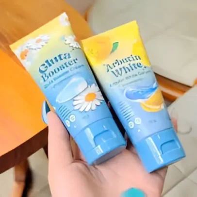 NC RICH Arbutin White Serum & Gluta Booster Cream 30g