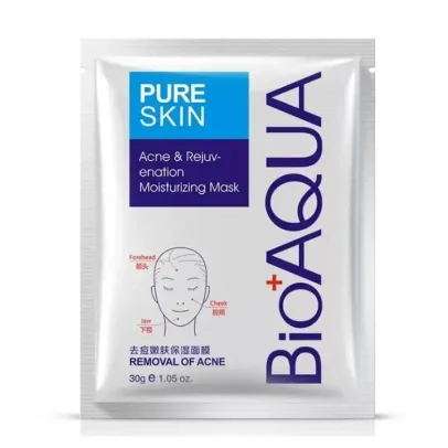 Bioaqua Acne Removal ( Pure Skin ) Acne Rejuvenation Moisturizing Sheet Mask